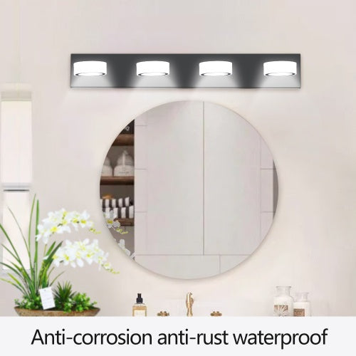 LED Modern Black 4 Light Vanity Light Fixture Mirror Bathroom Wall Light Unavailable