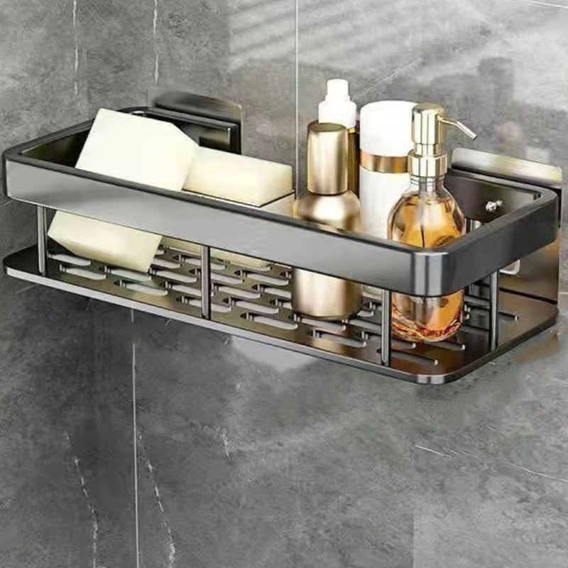 Luxury NoDrill Stainless Steel Bathroom Storage Shelves