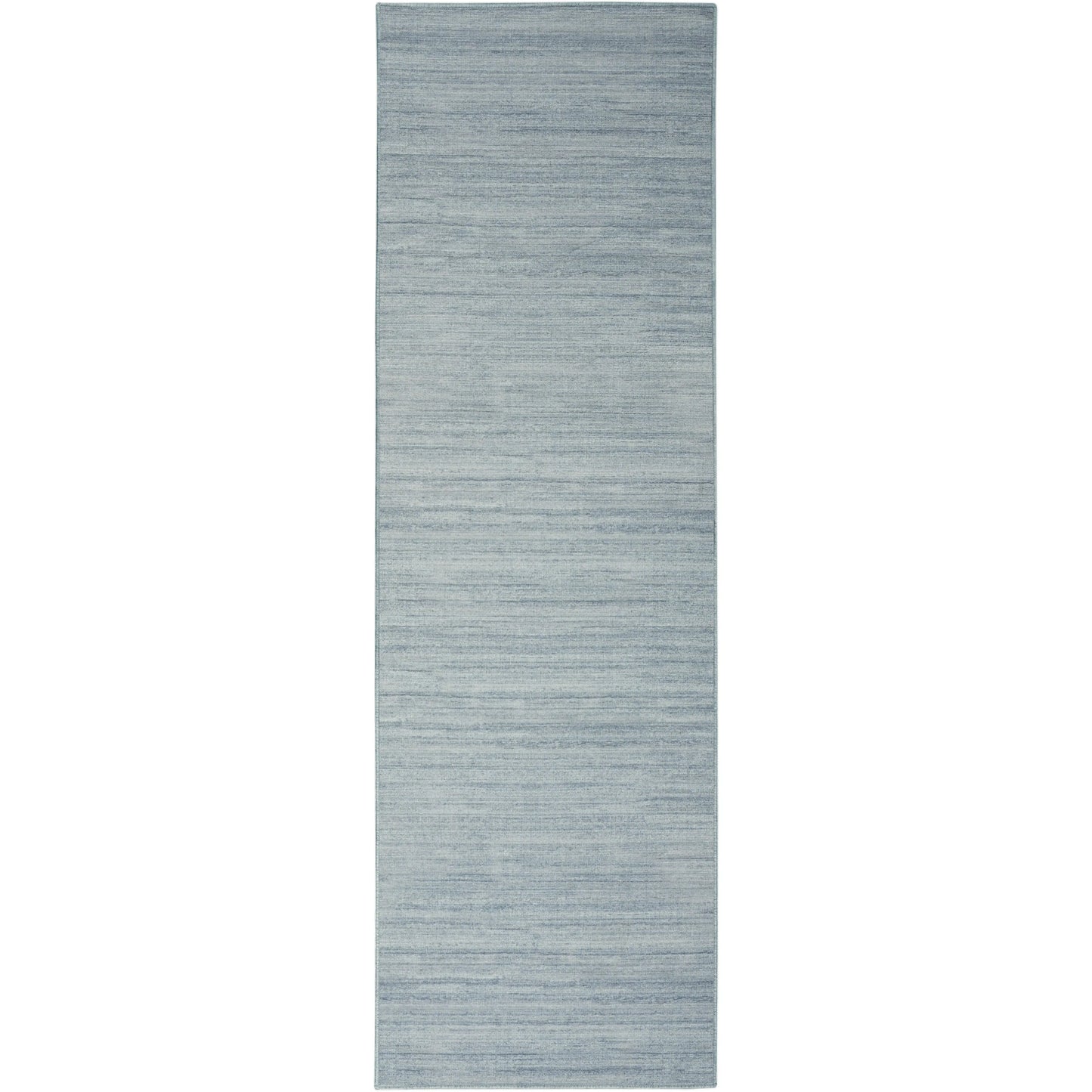HMS 10' Aqua Abstract Wool Silk Polyester Floor Rug Handmade Modern Oriental Carpet for Teens for Home Prayer Washable Runner