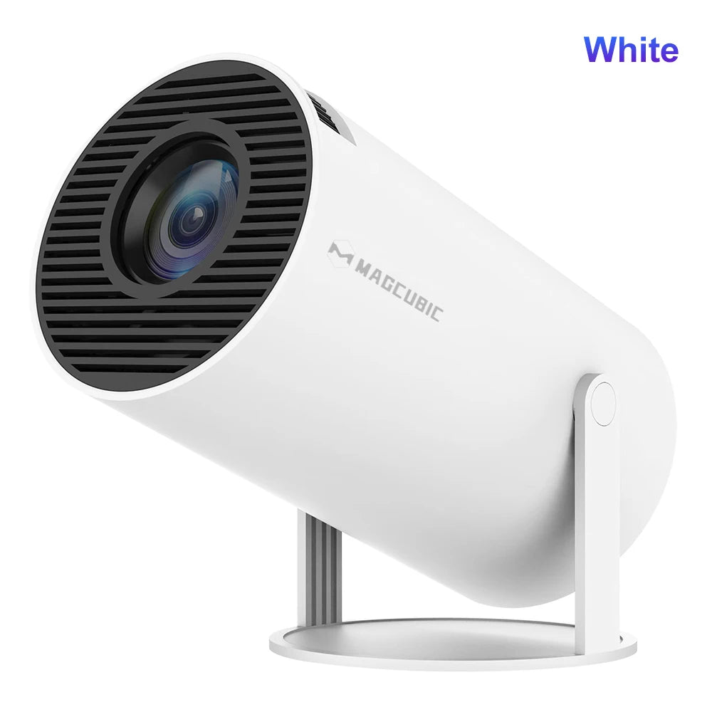 Magcubic Projector Android 11 4K 1280*720P HY300 Pro + Dual Wifi 260ANSI 180°flexible BT5.0 Cinema Outdoor Portable Projector