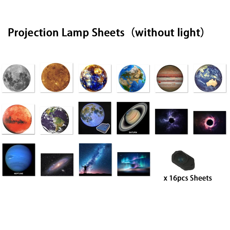 Projection Lamp Sheets Decoration Indoor Projector Light Pictures Reusable Holiday Party Lighting Decorative Replacement