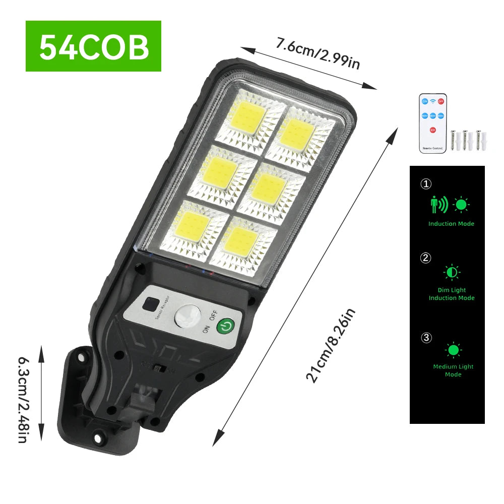 1pc, Solar lights, outdoor lighting, motion sensors, suitable for garages, gardens, and parks. Emergency light usage