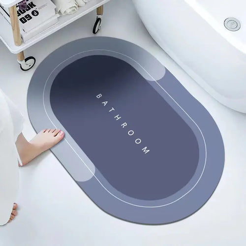 Fine Plastic Oval Square Bath Bathroom Rug Anti Non Slip Water